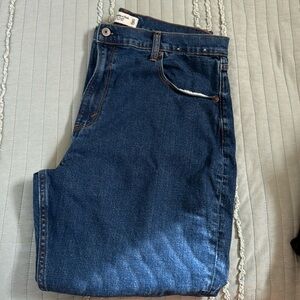 A&F The Ankle Straight Ultra High Rise